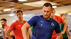 Slávistický kapitán Jan Boil se po nároné operaci kolene pipravuje k návratu...