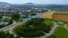 Vizualizace dopravního řešení napojení Nového Jičína na renovovanou silnici...