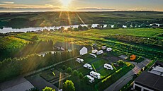 Stellplatz ve Velkých Bílovicích, kde vina� David Mádl vybudoval v sousedství...