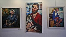 Výstava obraz Míly Doleelové v telském Hasiském dom