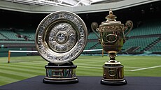 Wimbledon, trofeje pro vítěze mužské a ženské dvouhry