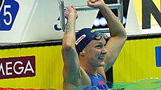 Sarah Sjöströmová na mistrovství svta v plavání v Budapeti