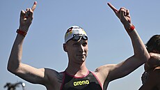 Německý plavec Florian Wellbrock je světovým šampionem na pět kilometrů.