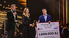 Libor Bouek, Ivana Gottová a Jaroslav Svoboda na koncert Pocta Karlu Gottovi...