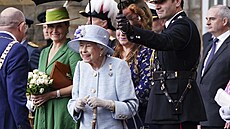 Královna Alžběta II. na návštěvě Skotska (Edinburgh, 27. června 2022)