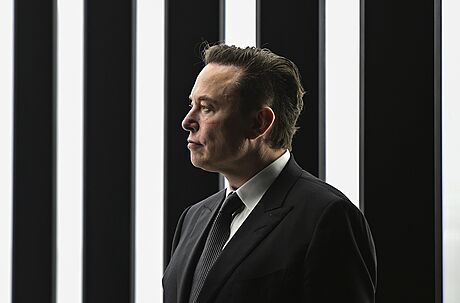 Elon Musk na snímku z 22. bezna 2022