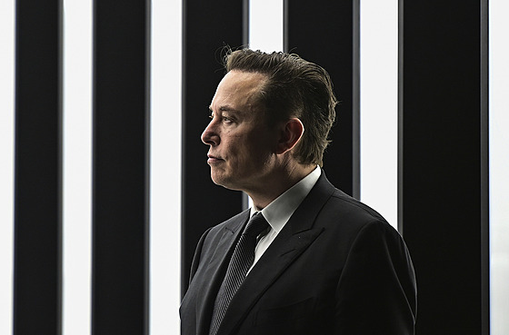 Elon Musk na snímku z 22. bezna 2022
