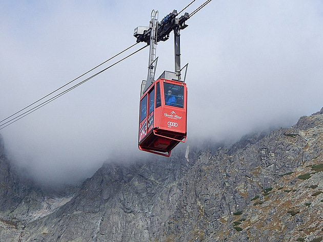 Vysok Tatry, lanovka na Lomnick tt