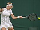 eská tenistka Petra Kvitová ve druhém kole Wimbledonu