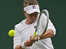 eská tenistka Barbora Krejíková ve druhém kole Wimbledonu