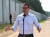 Polský premiér Mateusz Morawiecki navštívil příhraniční oblast. (30. června...
