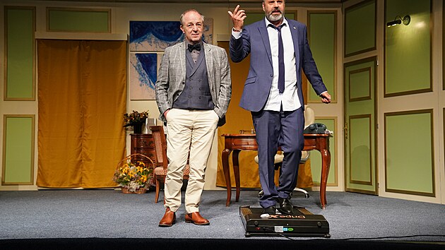 Lubo Vesel a Petr Rychl v pedstaven S pravdou ven