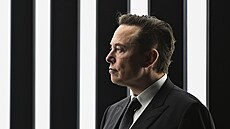 Elon Musk na snímku z 22. března 2022