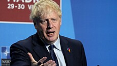 Britský premiér Boris Johnson hovoří na tiskové konferenci v rámci summitu NATO... | na serveru Lidovky.cz | aktuální zprávy
