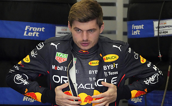 Max Verstappen z Red Bullu bhem tréninku v Rakousku