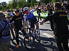 Závrený spurt ve druhé etap Tour de France ovládl  Fabio Jakobsen.