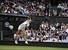 Amanda Anisimovová v zápase tetího kola Wimbledonu.