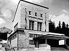 Pvodní budova lanovkové stanice v Tatranské Lomnici