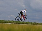 Dánský jezdec Magnus Cort Nielsen v úniku bhem tetí etapy na Tour de France