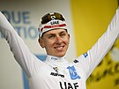 Dritel bílého dresu Tadej Pogaar po tetí etap na Tour de France