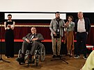 Karel Schwarzenberg se poprvé objevil na veejnosti na invalidním vozíku na...