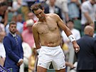 panl Rafael Nadal se bhem Wimbledonu potýká se zdravotními problémy.