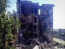 Následky boj o ukrajinské msto Lysyansk (3. ervence 2022)