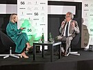 Australský herec Geoffrey Rush hostem poadu KVIF Talk (7. ervence 2022).