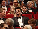 Benicio del Toro ve Velkém sále na finálním ceremoniálu MFF KV (Karlovy Vary,...