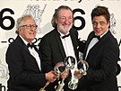 Geoffrey Rush, Bolek Polívka a Benicio del Toro s estnými cenami (Karlovy...