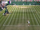 Bouzková slaví postup do tvrtfinále Wimbledonu