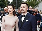 Marika oposká a Petr echák na filmovém festivale (Karlovy Vary, 1. ervence...