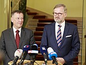Předseda vlády Petr Fiala uvedl do úřadu nového ministra školství Vladimíra...