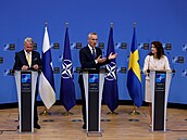 Finsko a Švédsko se přiblížily vstupu do NATO. Na snímku z centrály aliance...