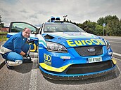 Jeden z favorit Václav Pech na Rallye Bohemia.