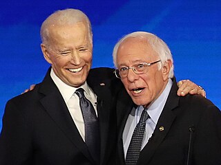Joe Biden a Bernie Sanders