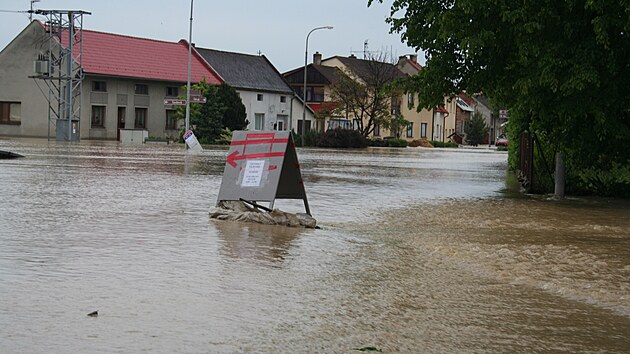 Ničivá povodeň zasáhla nejvíce obec Troubky na Přerovsku.