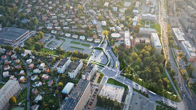 Nová podoba křižovatky Mostní a Březnická má být vstřícnější pro řidiče, chodce, cyklisty i hromadnou dopravu.