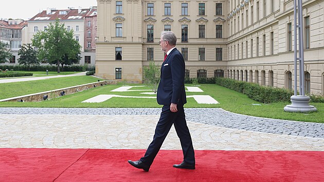 Premiér Petr Fiala (ODS) se sešel se svým chorvatským protějškem Andrejem Plenkovičem. (7. července 2022)