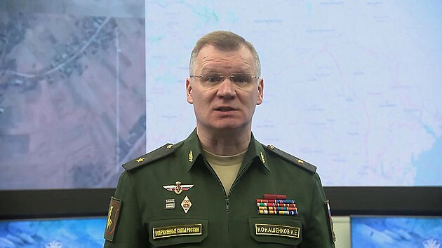 Mluv ruskho ministerstva obrany Igor Konaenkov (23. dubna 2022)