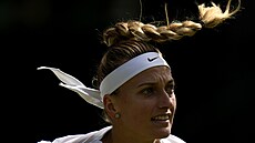 Petra Kvitová ve 3. kole Wimbledonu.