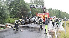 Pi tragické dopravní nehod v Habartov zemeli dva lidé. (7. ervence 2022)