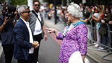 Pr�vodu se zú�astnil i starosta Londýna Sadiq Khan (vlevo), který na snímku...