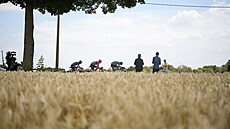 Trojice uprchlík v páté etap Tour de France