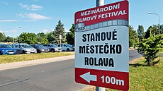 Stanové msteko Mezinárodního filmového festivalu Karlovy Vary na Rolav (5....