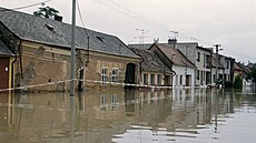 Vbec nejhe zasaené velkou vodou bylo v roce 1997 Veselí nad Moravou,...