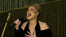 Zpěvačka Adele na koncertě v londýnském Hyde Parku