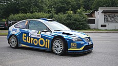 Posádka ve slo�ení Václav Pech a Petr Uhel na Rallye Bohemia.