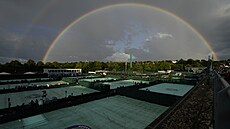 Duha nad wimbledonskými kurty