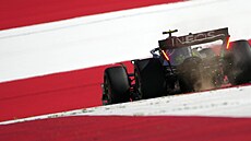 Lewis Hamilton z Mercedesu bhem kvalifikace sprintu v Rakousku